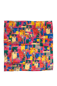 Blocks Logo Mixed Colours I Silk Pocket Square