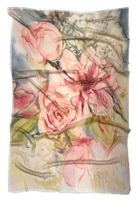 Lost Flowers Heavy Wool Wrap