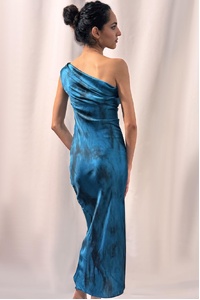 Convertible Heron Silk Dress – Ocean