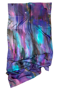 Icy Fire Silk Scarf