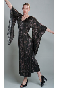 Dreamy Night Maxi Silk Kimono Dress