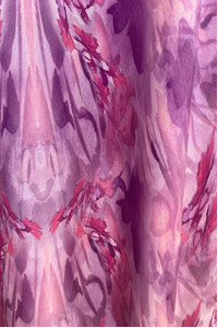 Lilac Maxi Silk Kimono Dress