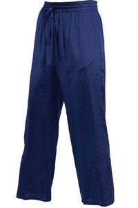 Bleu Nuit Silk Pant