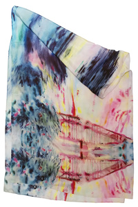 Sydney Harbour Bridge in Fireworks Silk Scarf