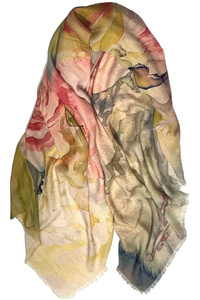 Lost Flowers Heavy Wool Wrap