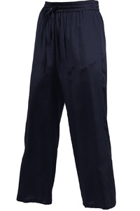 Midnight Navy Silk Pant