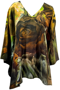 Midsummer Night's Dream Silk Poncho by JAVAD
