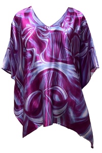Papillons Silk Poncho
