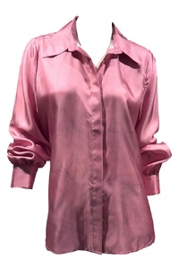 Flamingo Dream Silk Blouse