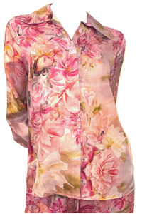 Flower's From Julia Silk Blouse