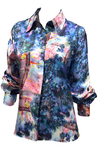 Harbour Bridge Silk Blouse