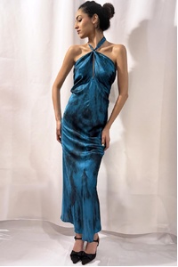 Convertible Heron Silk Dress – Ocean
