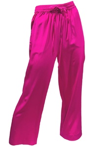 Electric Pink Silk Pant