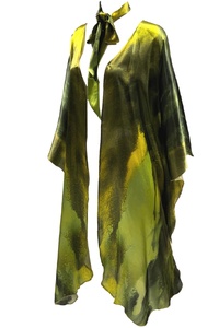 Verdant Flames Silk Cape 2026