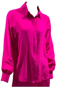 Magneta Silk Blouse