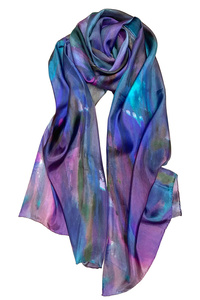 Icy Fire Silk Scarf