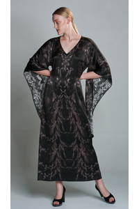 Dreamy Night Maxi Silk Kimono Dress