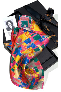 Blocks Logo Mixed Colours I Silk Pocket Square