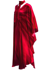 Carmen Maxi Silk Satin Kaftan