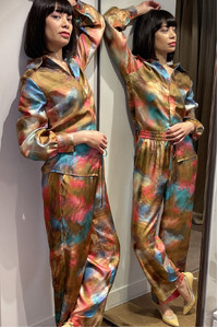 Marbel Hall Silk Lounge Suit