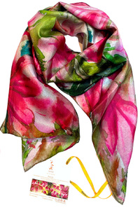 Magnolia Silk Scarf