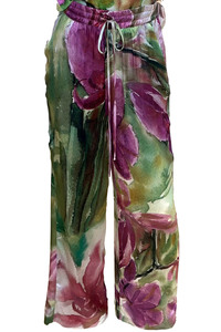 Orchids in Love Silk Pant