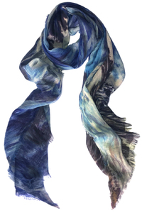 Watsons Bay Waves Cashmere Scarf