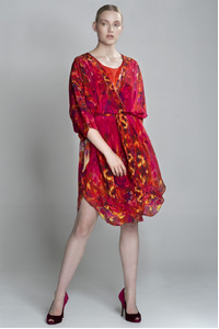 Bouquet de Fleur Silk Cape