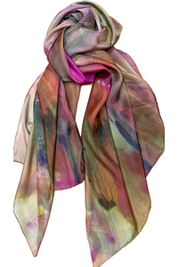 Rainbow Silk Scarf