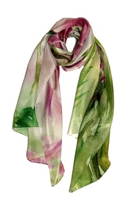 Orchids in Love Silk Scarf
