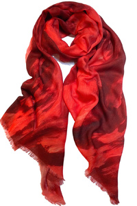 Red Wool Scarf
